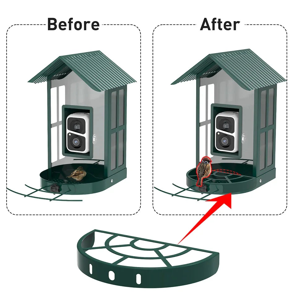 Baffle for 2.7L capacity BF08 Smart Bird Feeder only - Soliom