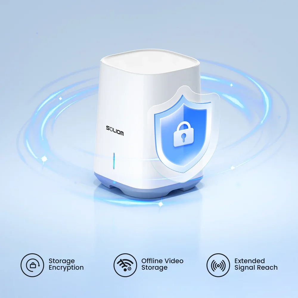 Special offer-Soliom SH501 Base 5G wifi 5MP 2-Cam Pack, 4-Cam Pack, No Subscription - Soliom