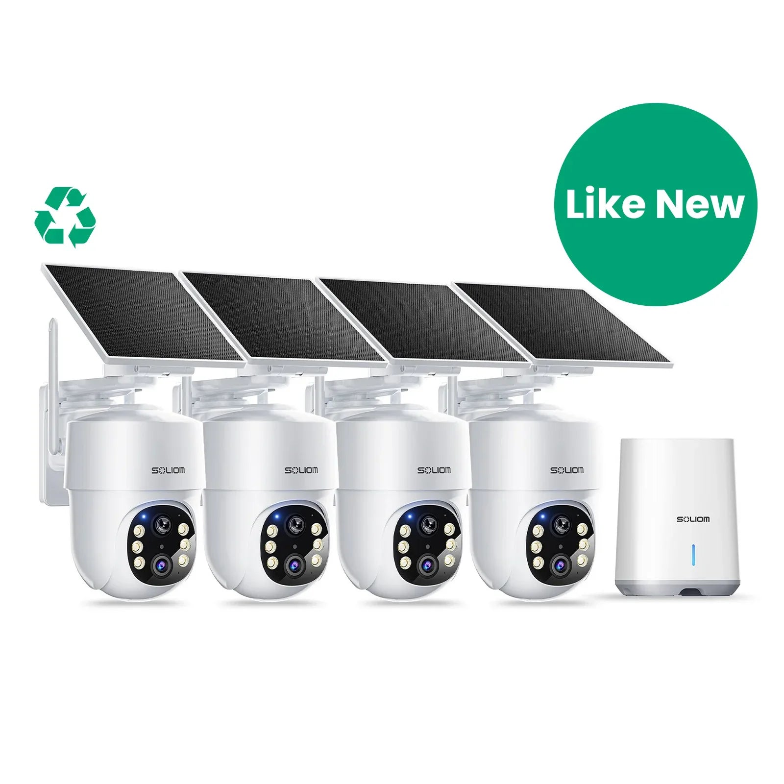 Special offer-Soliom SH501 Base 5G wifi 5MP 2-Cam Pack, 4-Cam Pack, No Subscription - Soliom