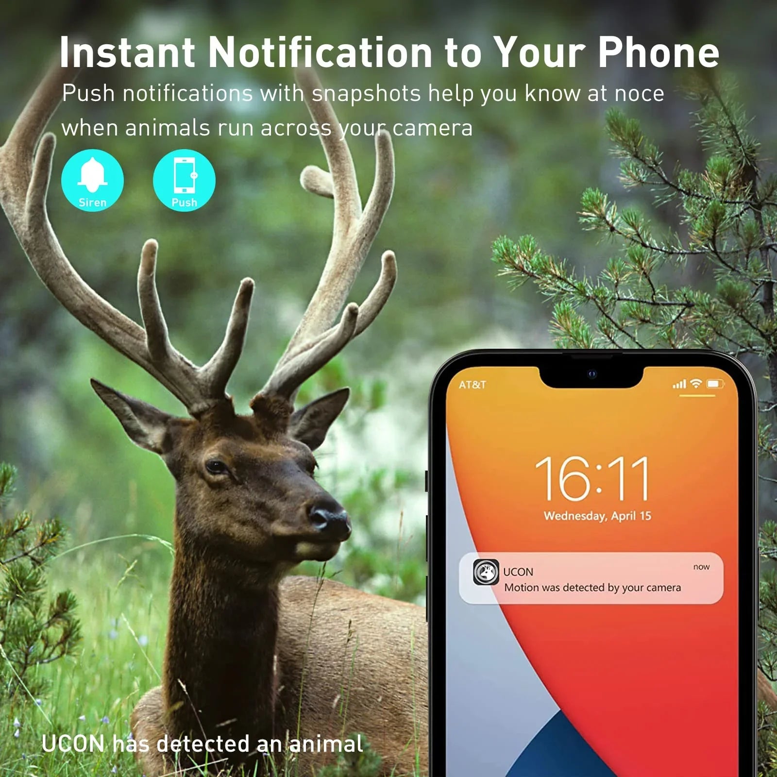 SOLIOM S50 4G Cellular Trail Camera,No WiFi Wireless Outdoor Security Camera with Solar Panel,Pan Tilt 355°View,2K HD Solution,Night Vision,32GB Memory Card,3N Sim Card for Verizon, AT&T and T-Mobile - Soliom