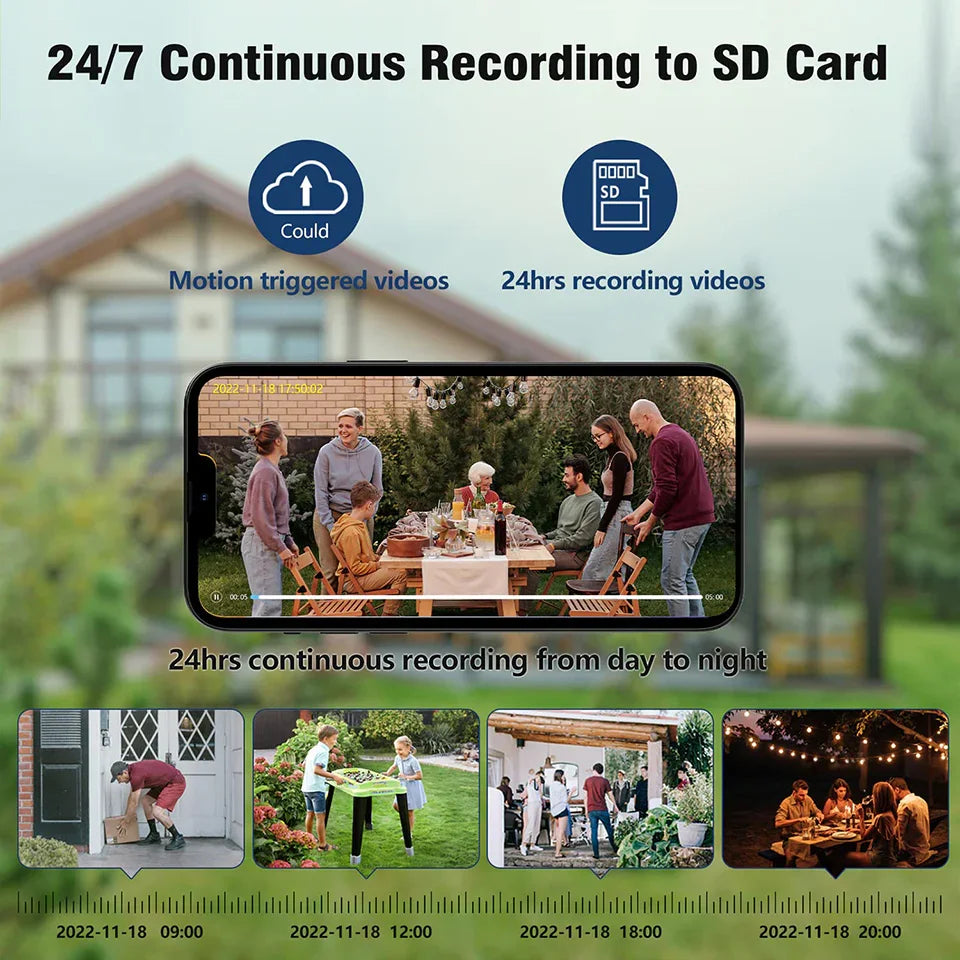 Soliom SL800 24/7 Recording 360° Pan Tilt Solar 4G LTE Cellular Camera, 20000mAh Battery - Soliom