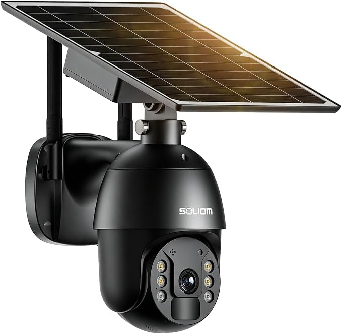 SOLIOM 2K 4G LTE Outdoor Security Camera S600 Series