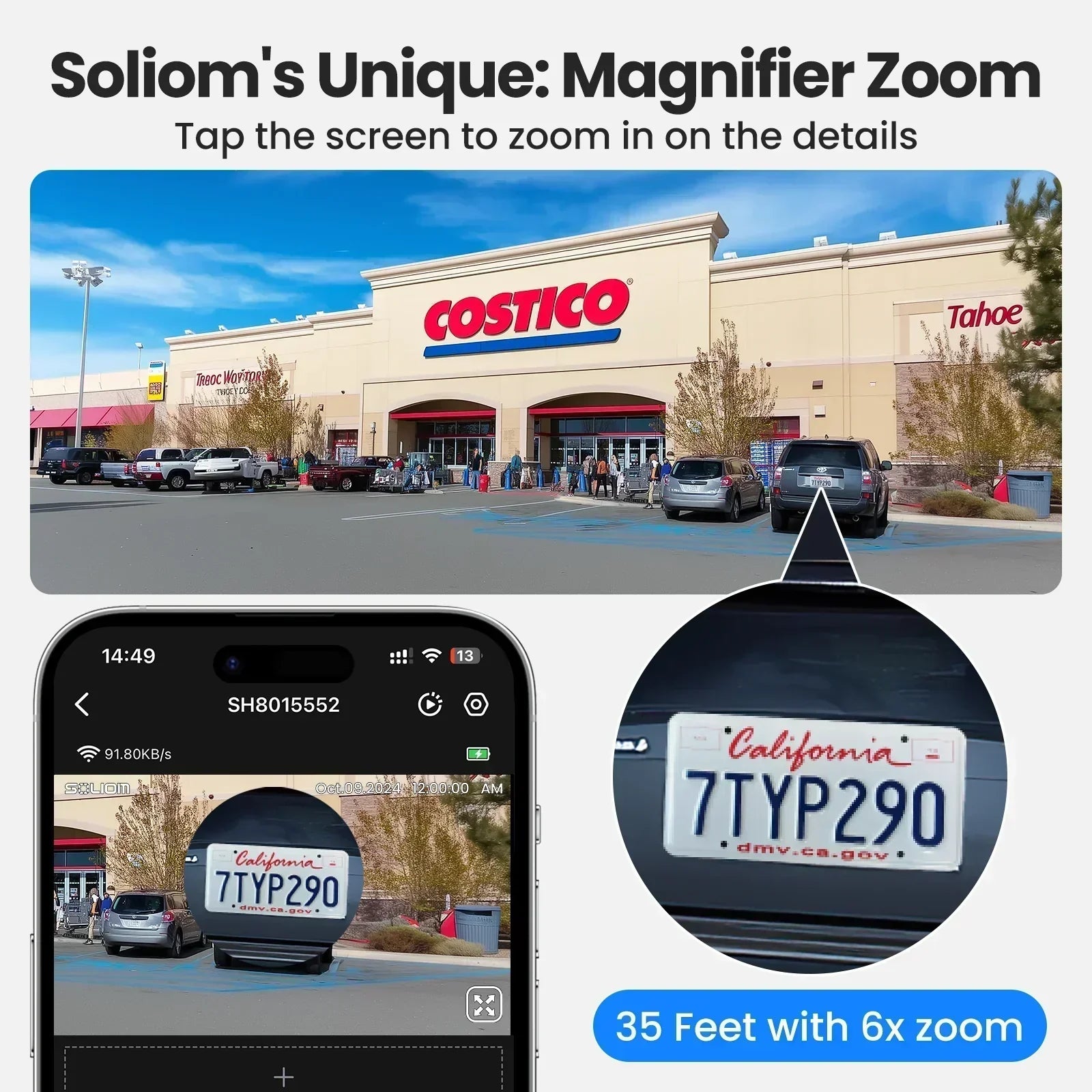 SOLIOM 8MP Wireless Outdoor Security Cameras, 4-Cam Kit, 360° Pan Tilt Auto Tracking, 4K Ultra HD, Radar Built-In, Solar Powered, No Subscription, 5G & 2.4G WiFi