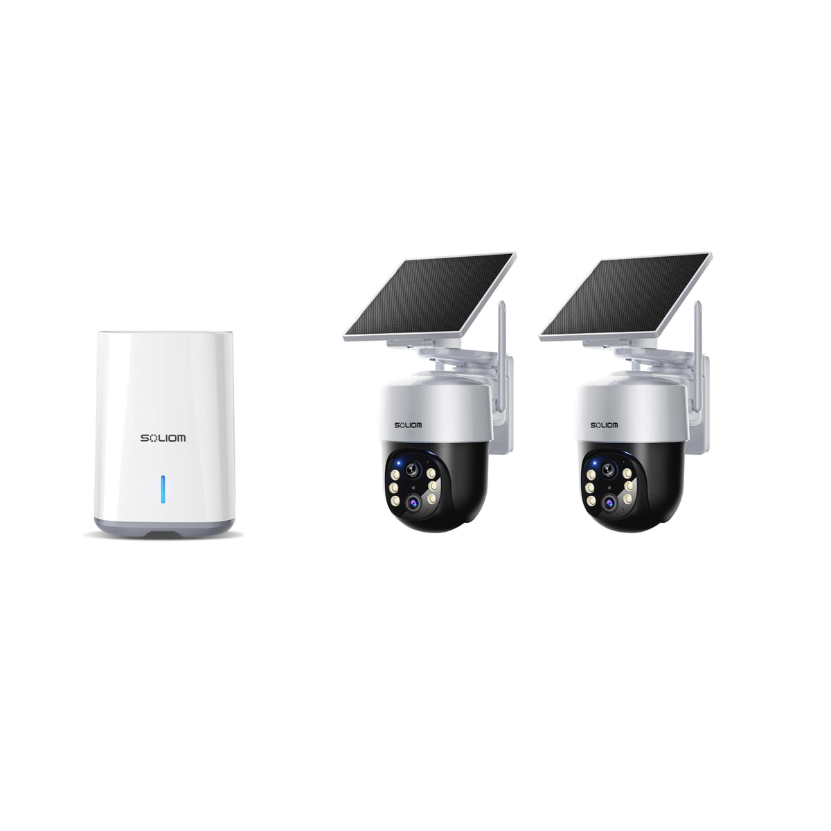 SOLIOM SHB801 4K 8MP Dual-Band Solar Security Camera System with Advanced Radar Detection