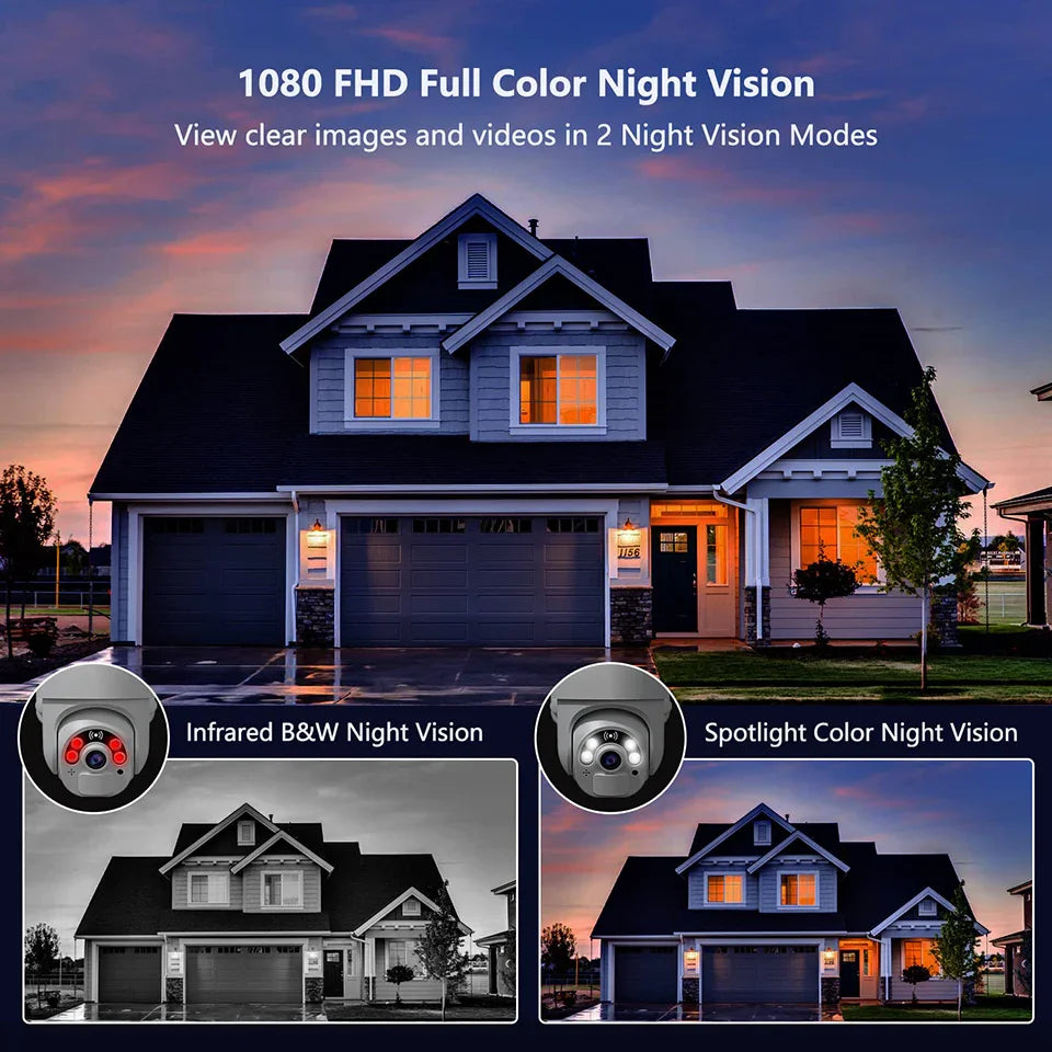 Soliom Pan Tilt SL800 Wifi 24/7 Recording Camera, Solar Powered - Soliom