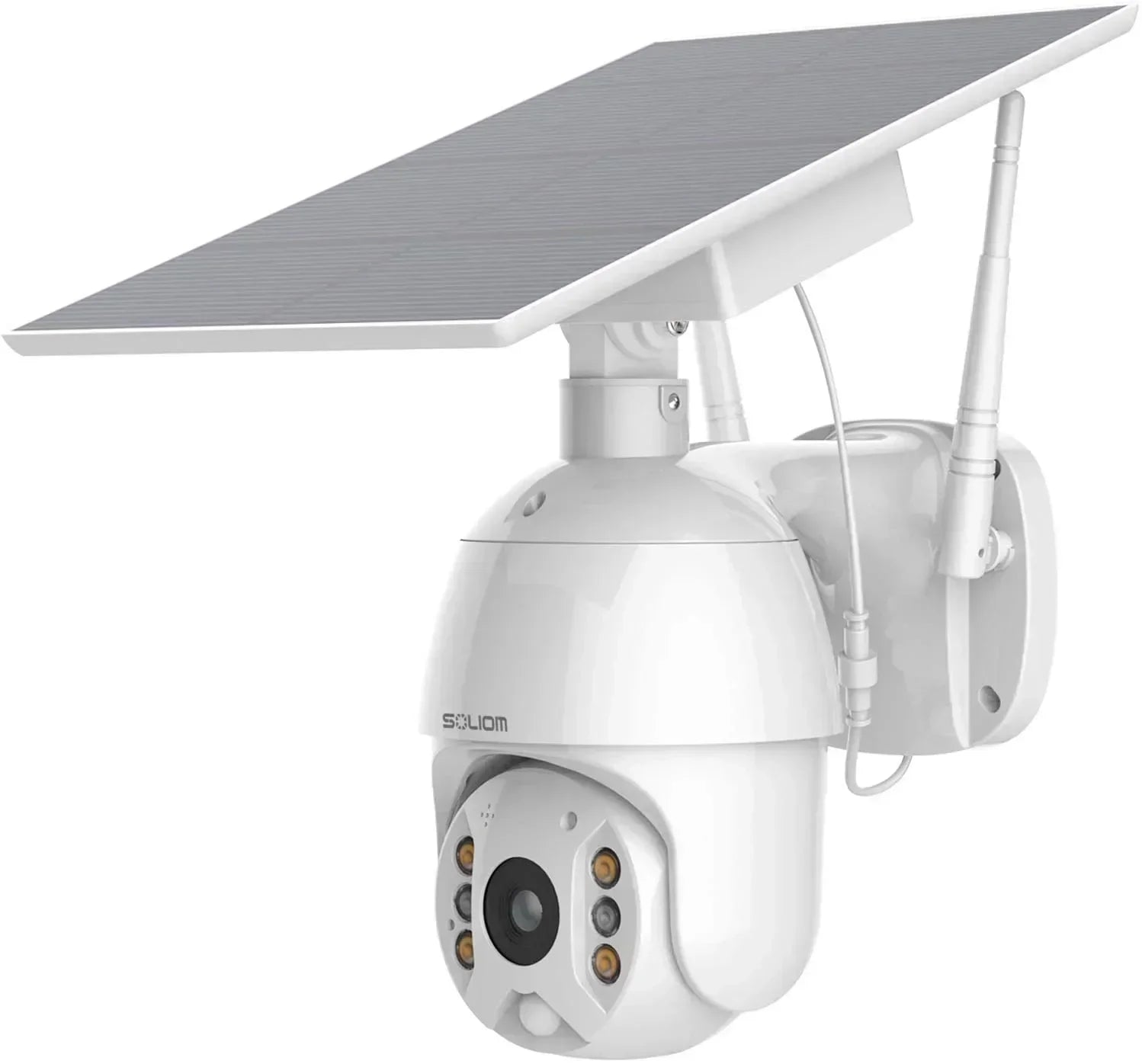 Special offer for Soliom Security S600 Wifi Pan Tilt Solar panel Camera with Alexa, 1080P - Soliom