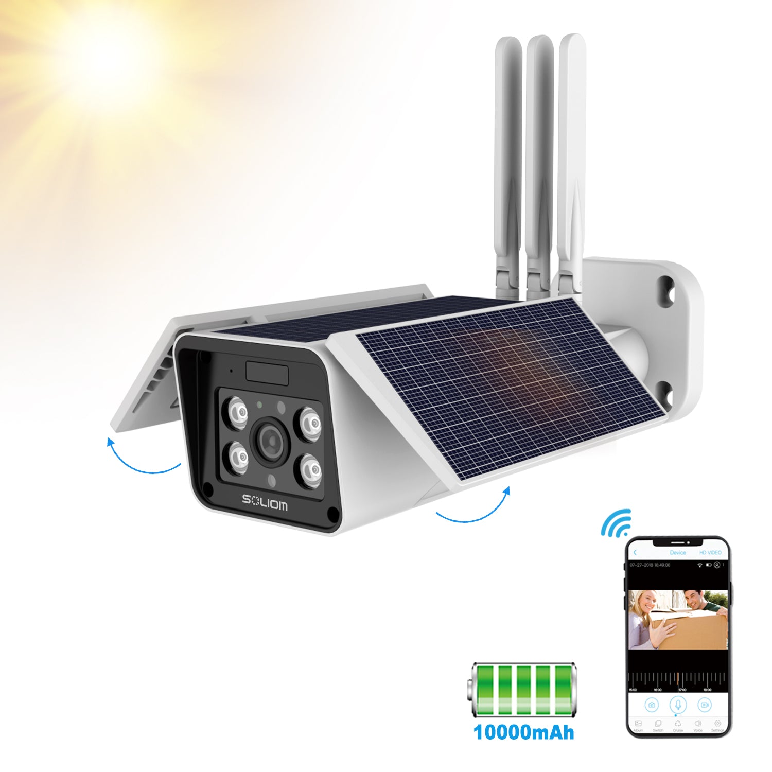 Solar Powered Security Camera: 7 Features You Should Know – Soliom ...
