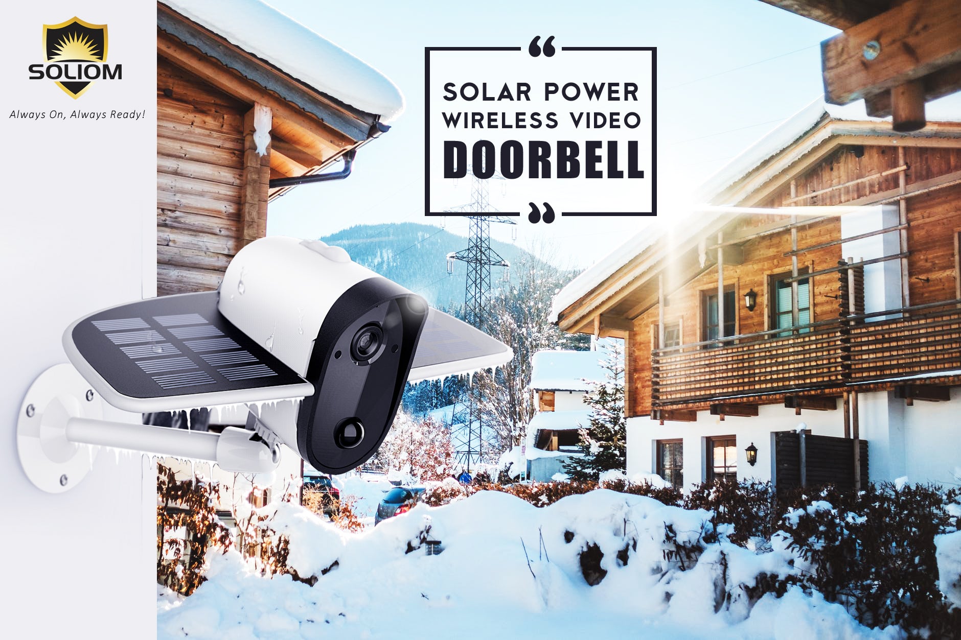 Soliom Is Here With World’s First Solar Powered Wireless Security Camera- Soliom S60!