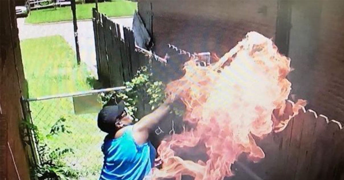 Trending News: Woman captured on Security camera setting Neighbor’s house on fire