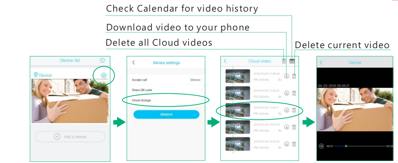 How to View the Cloud & Micro sd card Recordings of Soliom Cameras?