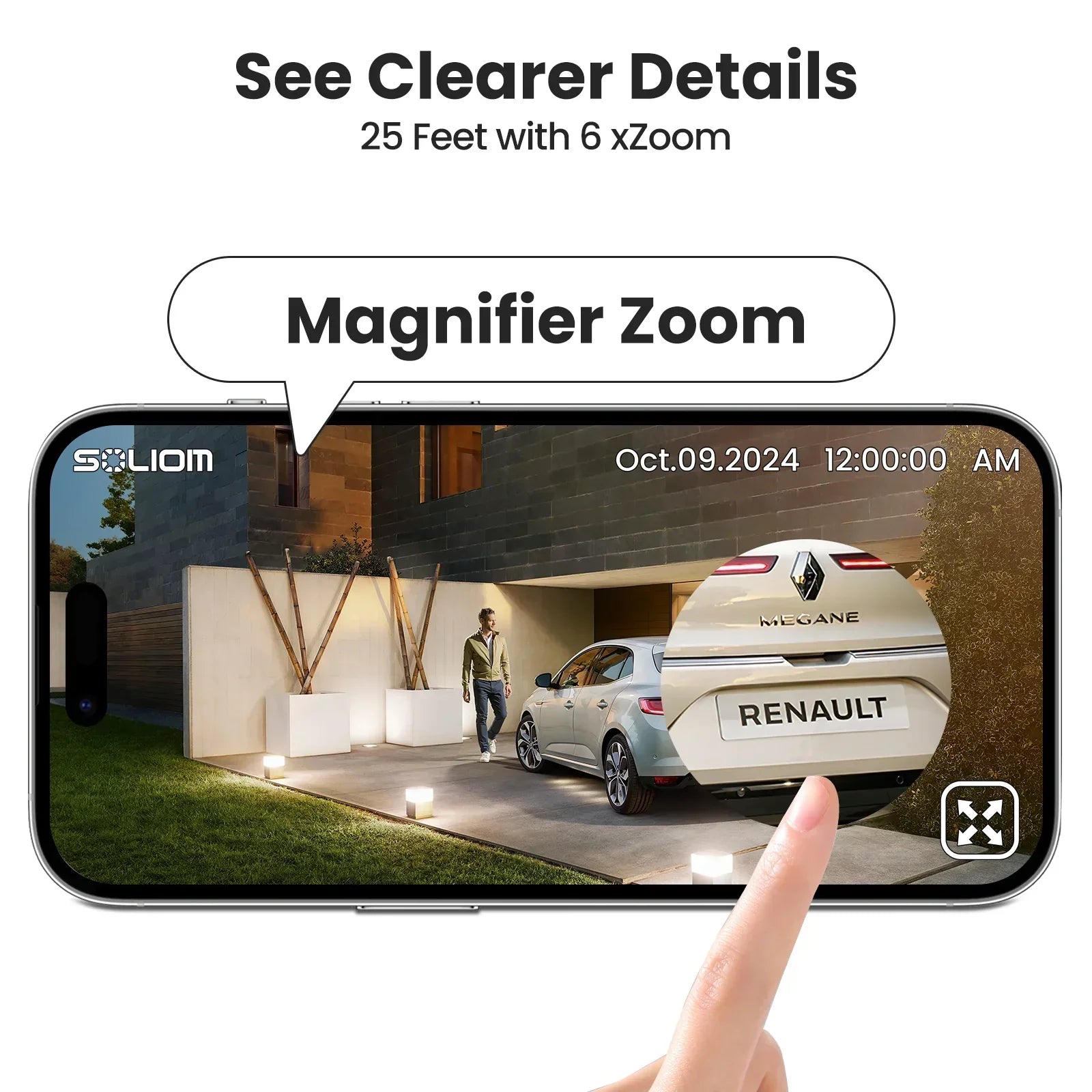 Soliom Wireless 5MP UHD Outdoor Solar Powered Security with Homebase, 3K Res, 360°PTZ, 2-Cam Pack, 4-Cam Pack, No Subscription - Soliom