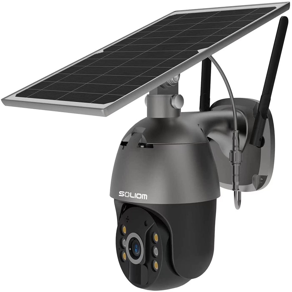 Soliom S600 Solar Powered Wireless Cellular Security Camera