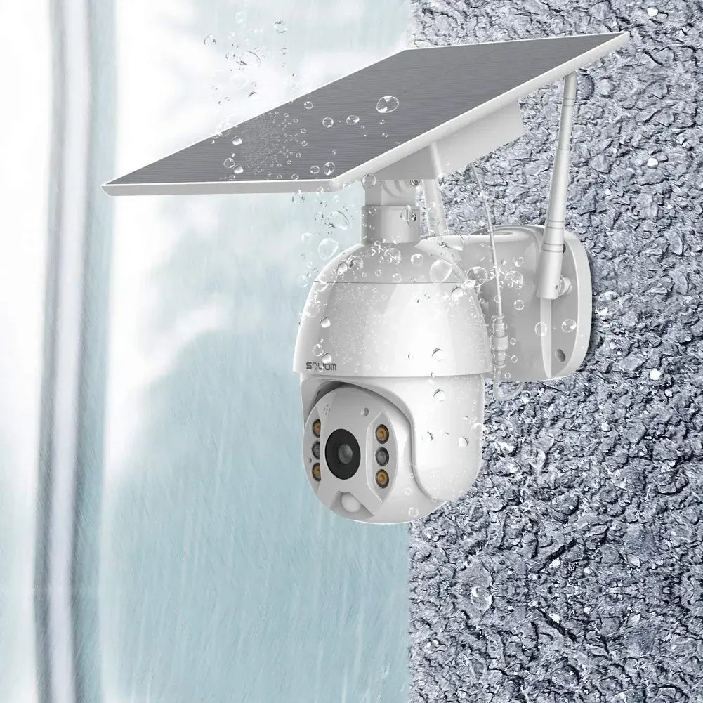 SOLIOM IP65 2.4GHz WiFi Outdoor Solar Security Camera S600