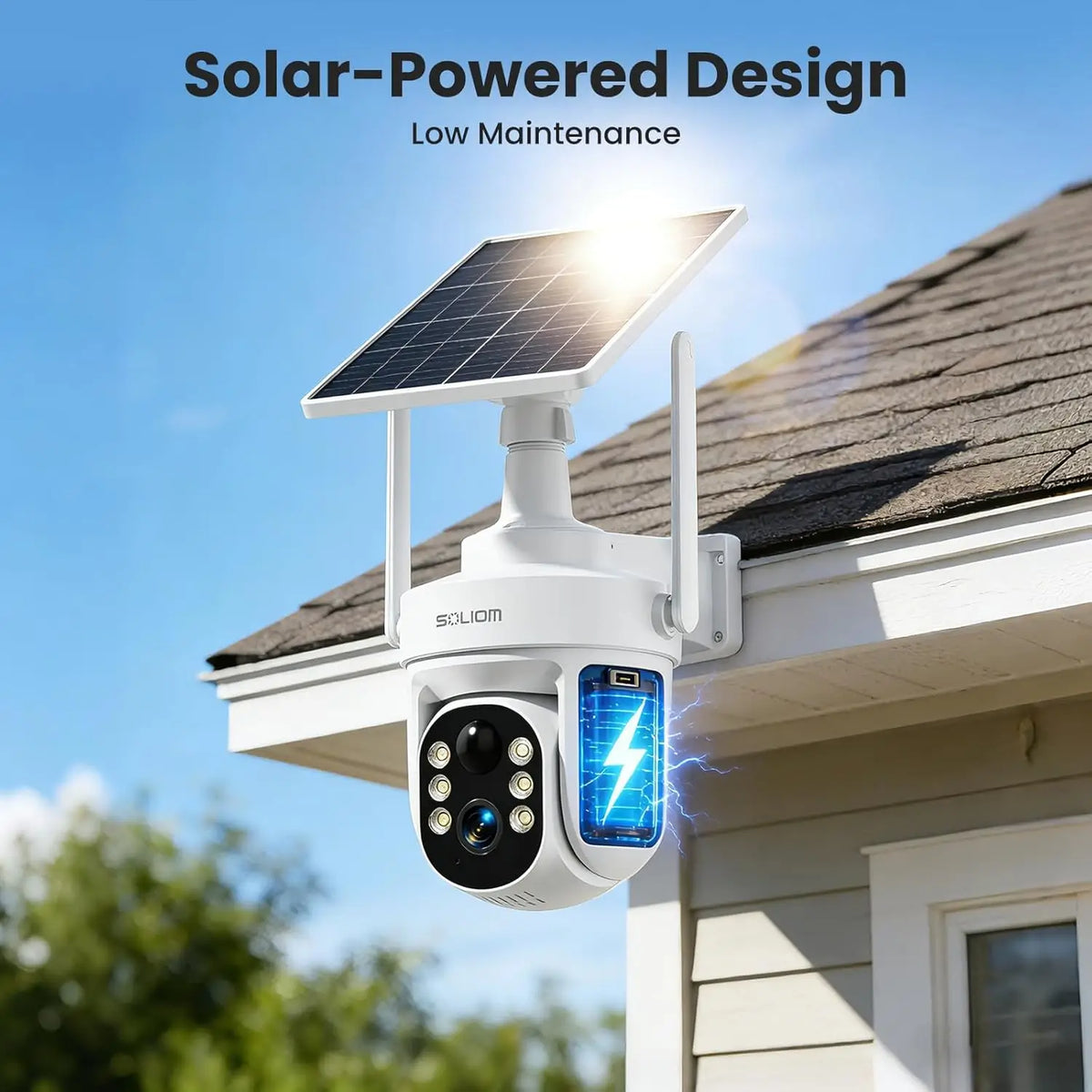 Soliom solar security camera