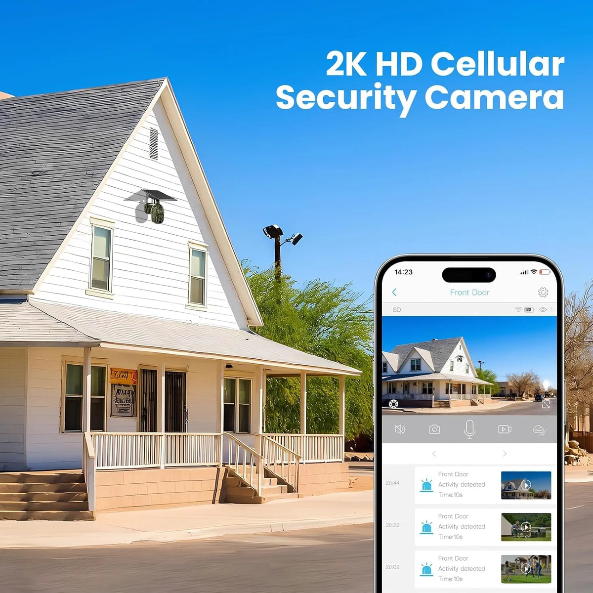 SOLIOM S600 2K 4G LTE Outdoor Hidden Camera Camo