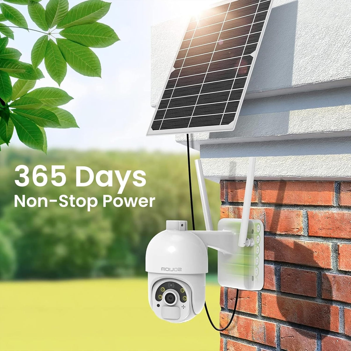 SOLIOM S800C 2K Outdoor Security Camera with PIR Detection & 2-Way Audio