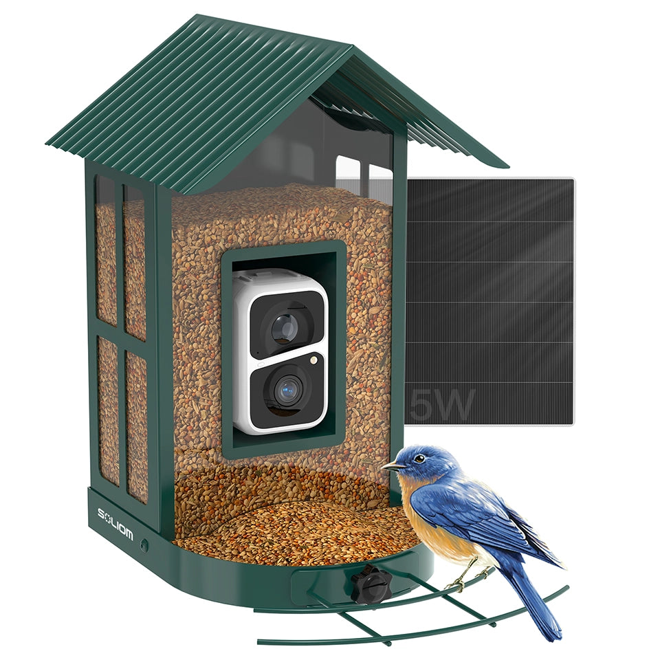 Soliom BF08 Smart Bird Feeder With Camera