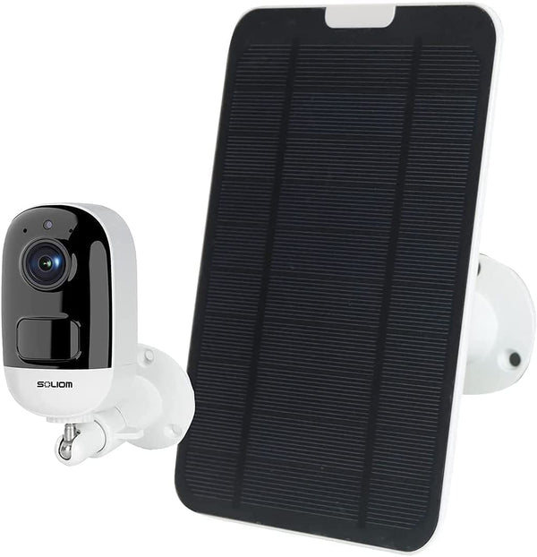 Soliom B06C Solar Panel Security Camera Outdoor IP67 Wireless 1080P WiFi Home Security System